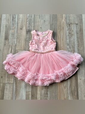 Disney Princess Girls Fancy Aurora Dress Size 4